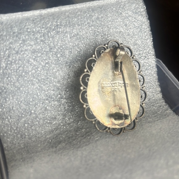 VINTAGE Sterling silver ELIAT Brooch Pendant - Picture 2 of 2